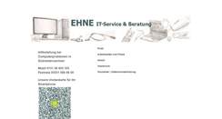Desktop Screenshot of ehne.de